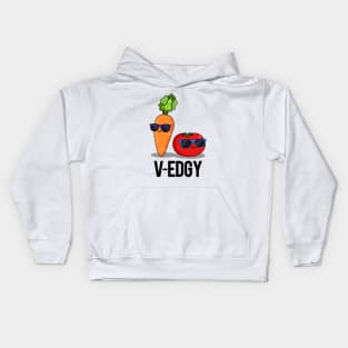 V-Edgy Cute Veggie Pun Kids Hoodie